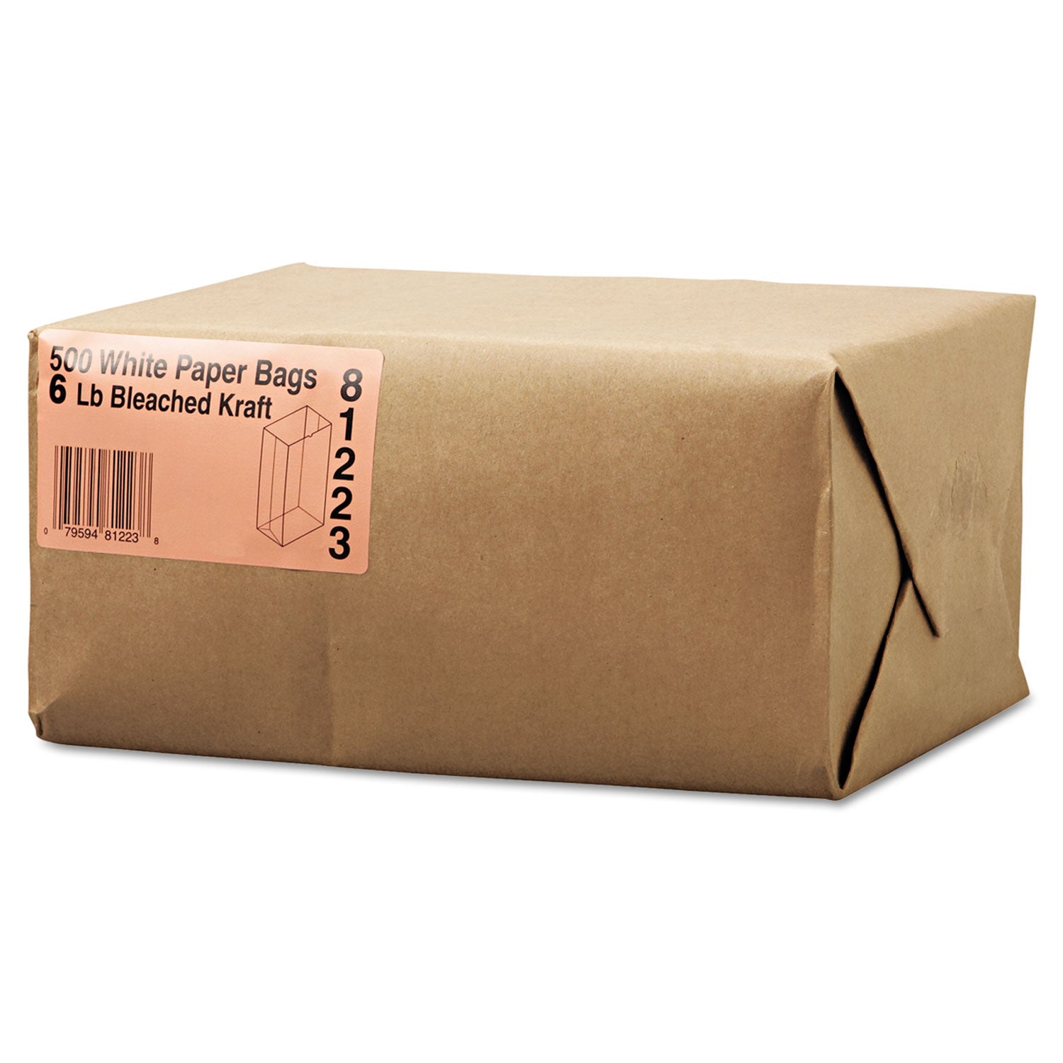 grocery-paper-bags-35-lb-capacity-#6-6-x-363-x-1106-white-500-bags_baggw6500 - 7