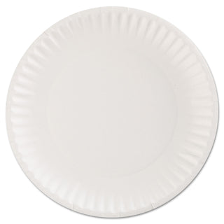 Paper Plates, 9" dia, White, 100/Pack