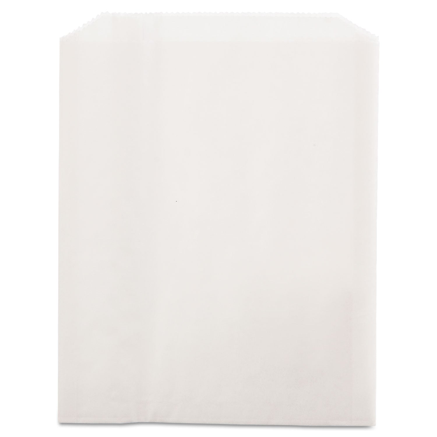 Grease-Resistant Single-Serve Bags, 6" x 7.25", White, 2,000/Carton