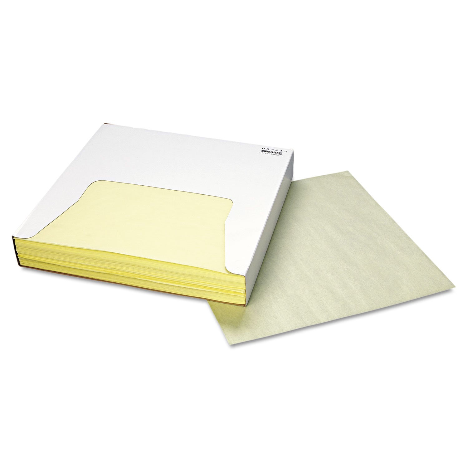 Grease-Resistant Paper Wraps and Liners, 12 x 12, Yellow, 1,000/Box, 5 Boxes/Carton - 