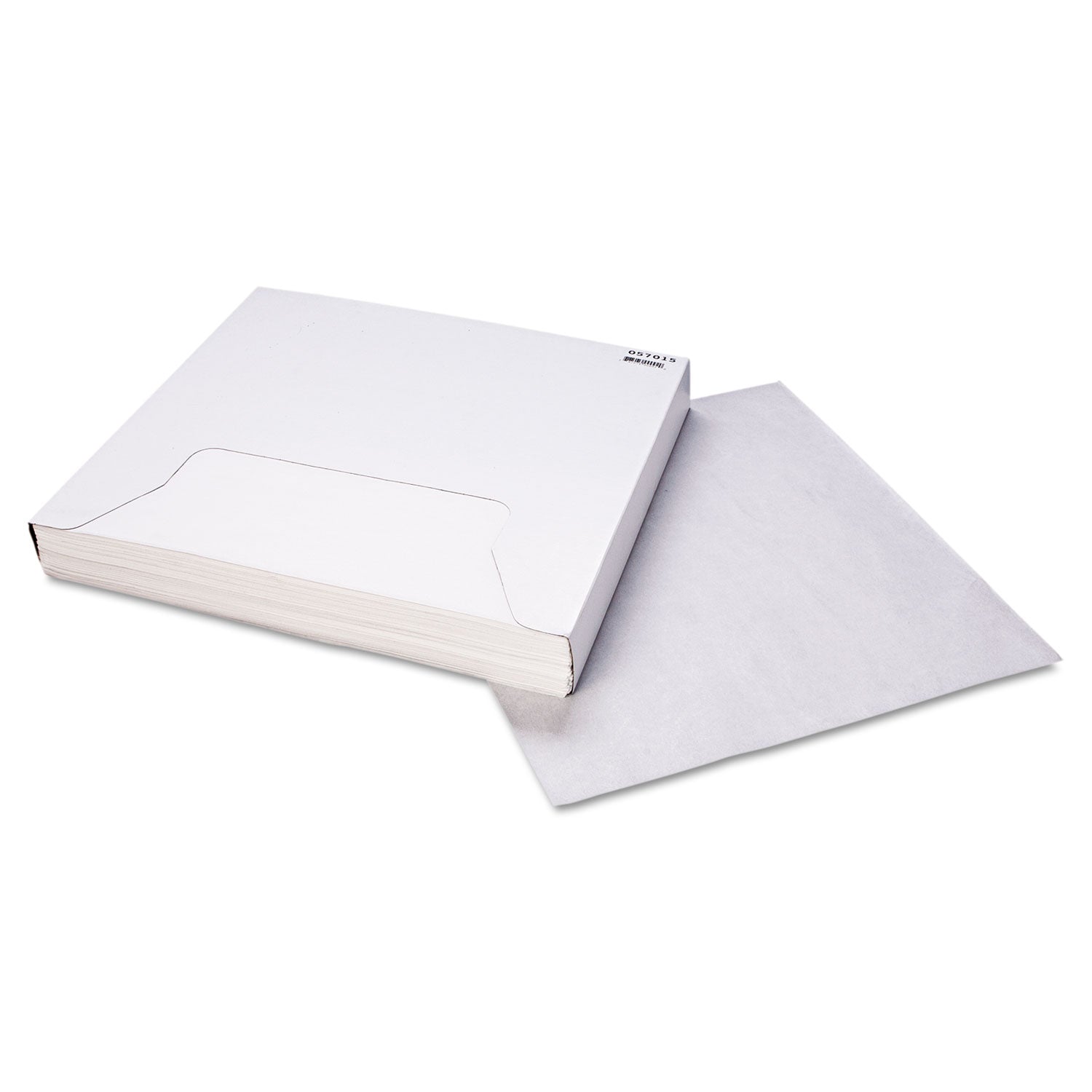 Grease-Resistant Paper Wraps and Liners, 15 x 16, White, 1,000/Box, 3 Boxes/Carton - 