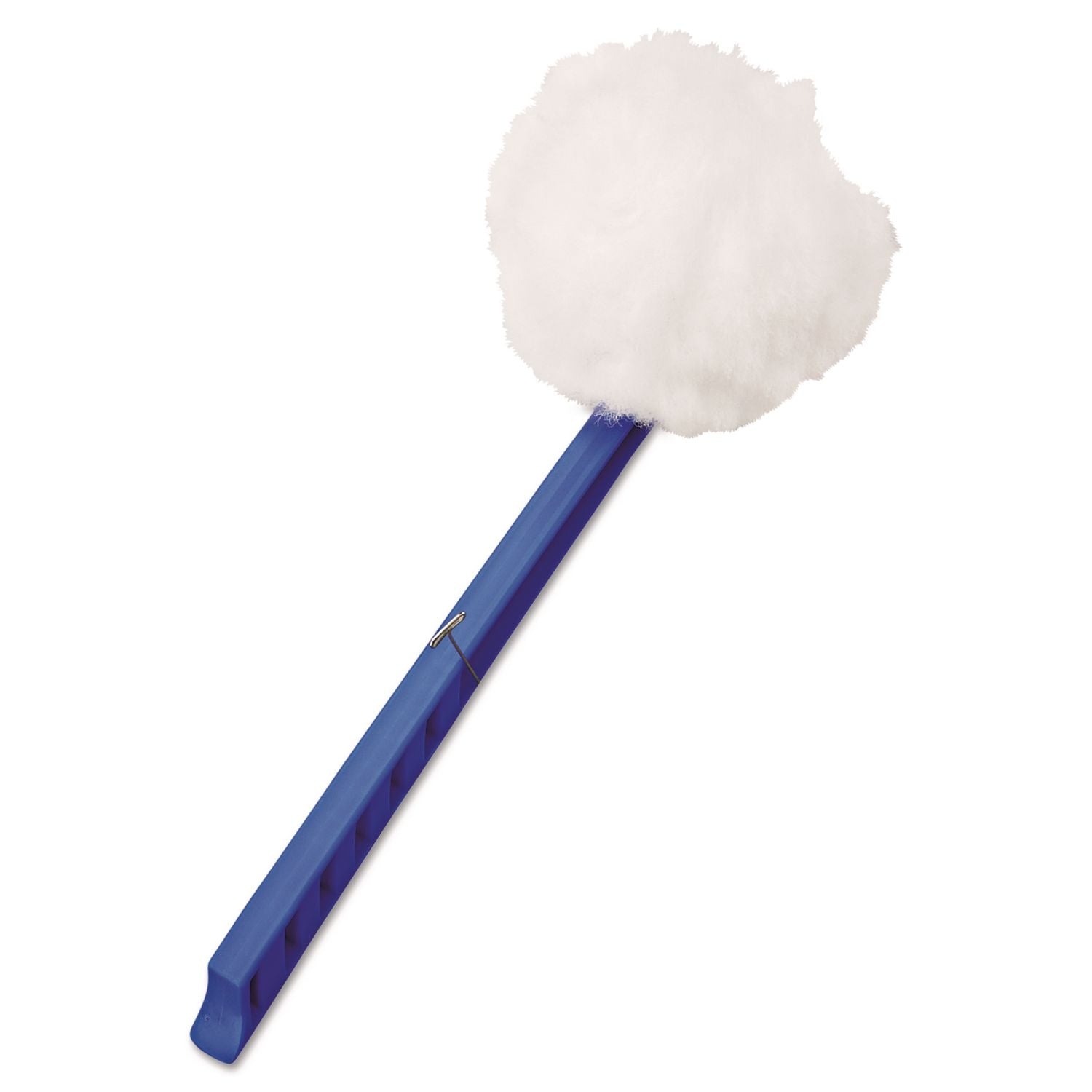 Impact Deluxe Toilet Bowl Mop - 5.75" Head - 12" Polypropylene Handle - Acid Resistant, Lightweight, Fatigue-free - 100 / Carton - Blue, White