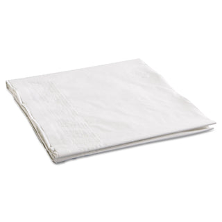 Cellutex Table Covers, Tissue/Polylined, 54" x 108", White, 25/Carton - 