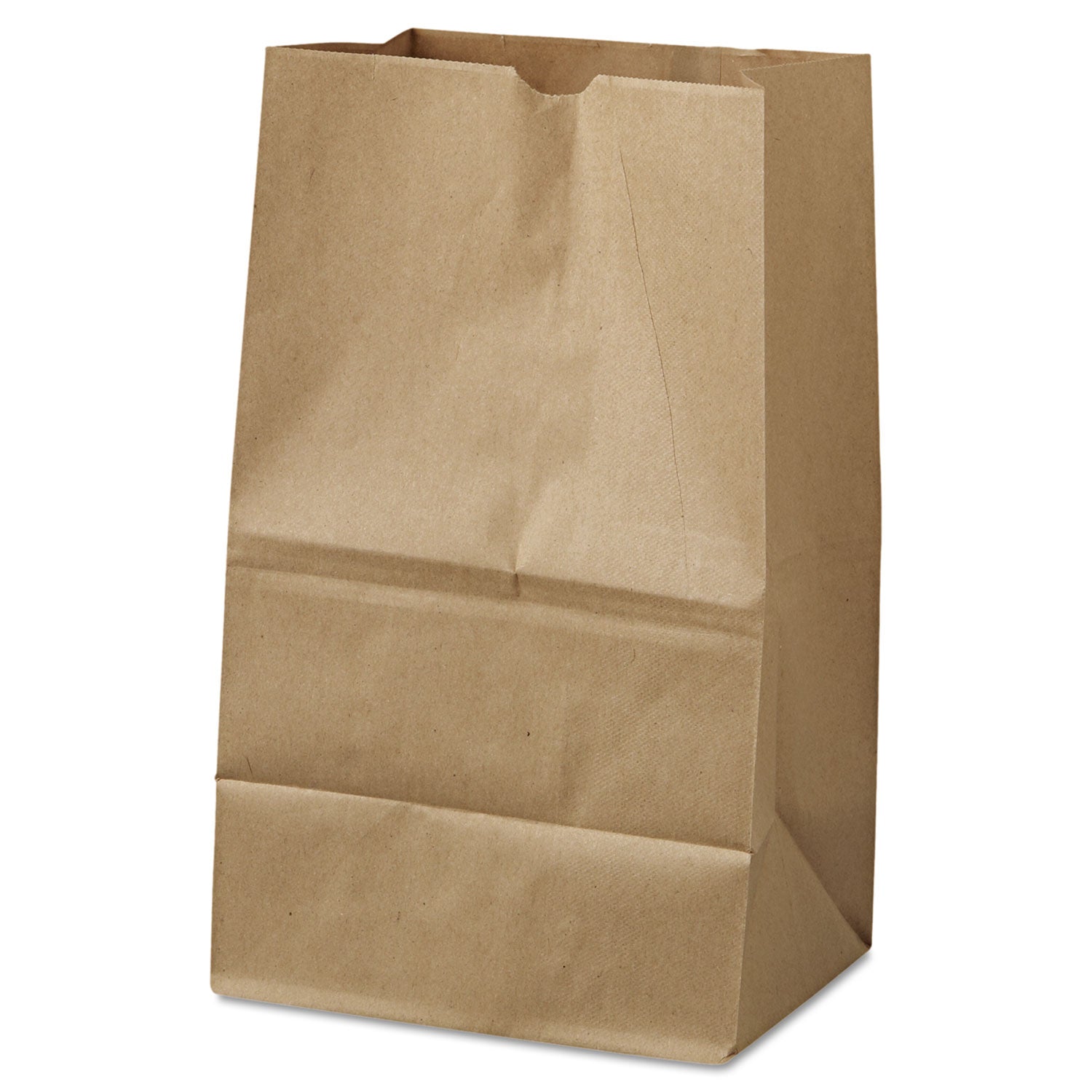 grocery-paper-bags-40-lb-capacity-#20-squat-825-x-594-x-1338-kraft-500-bags_baggk20s500 - 1