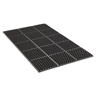 Safewalk Heavy-Duty Anti-Fatigue Drainage Mat, General Purpose, 36 x 60, Black - 