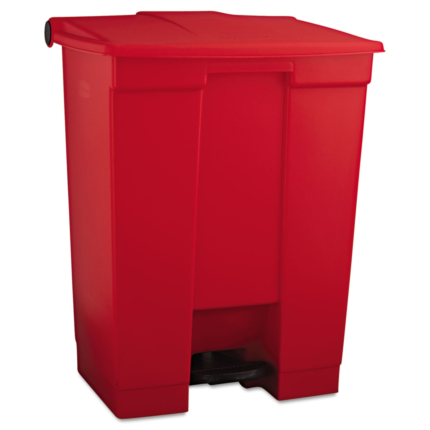 indoor-utility-step-on-waste-container-18-gal-plastic-red_rcp614500red - 1