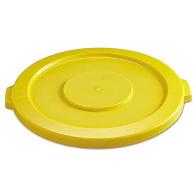 brute-self-draining-flat-top-lids-for-32-gal-round-brute-containers-2225-diameter-yellow_rcp2631yel - 1