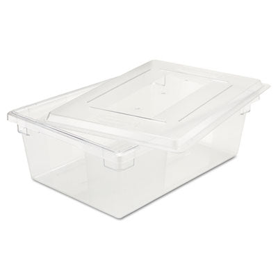 Food/Tote Boxes, 12 1/2gal, 26w x 18d x 9h, Clear - 