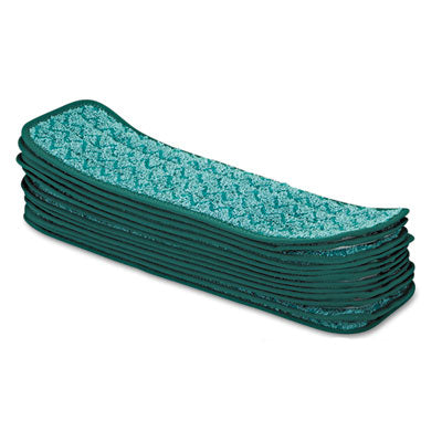 Microfiber Dust Pad, 18 1/2 x 5 1/2, Green, 12/Carton - 