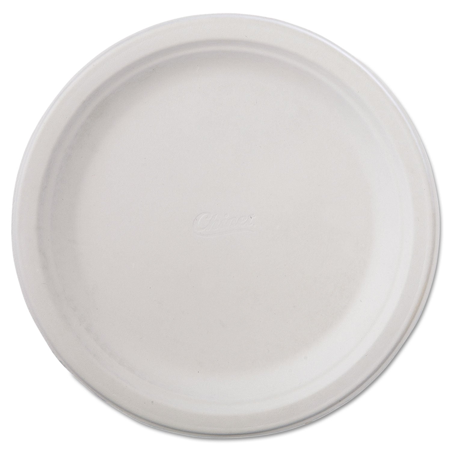 Classic Paper Dinnerware, Plate, 9.75" dia, White, 125/Pack, 4 Packs/Carton - 
