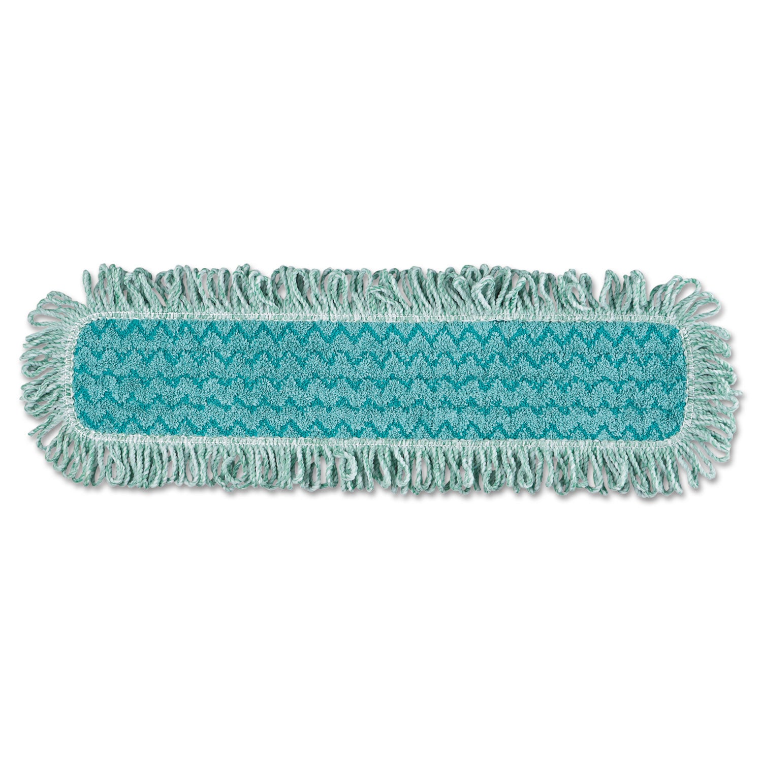 HYGEN Microfiber Fringed Dust Mop Pad, 24w x 9d, Green - 