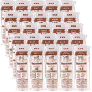 High-Impact Polystyrene Cold Cups, 5 oz, Translucent, 100 Cups/Sleeve, 25 Sleeves/Carton