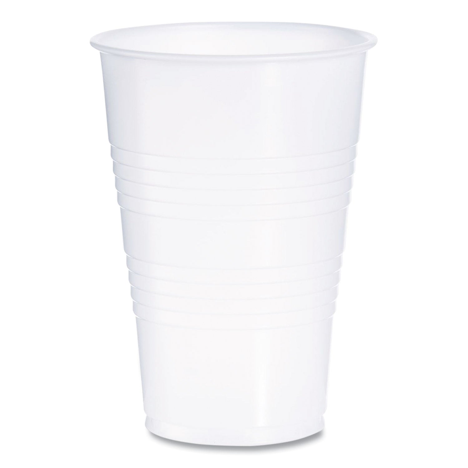 High-Impact Polystyrene Cold Cups, 16 oz, Translucent, 50 Cups/Sleeve, 20 Sleeves/Carton