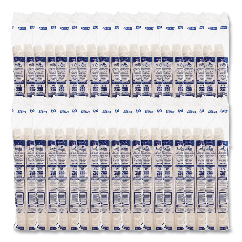 Paper Portion Cups, ProPlanet Seal, 0.75 oz, White, 250/Bag, 20 Bags/Carton
