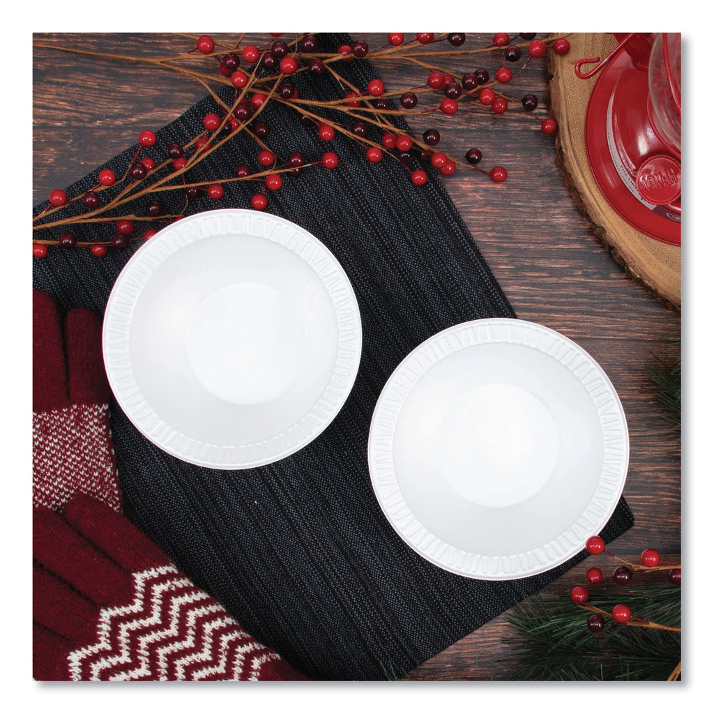 Dart Quiet Classic 12 oz Laminated Foam Bowls - Plastic, Foam Body - 125 / Pack