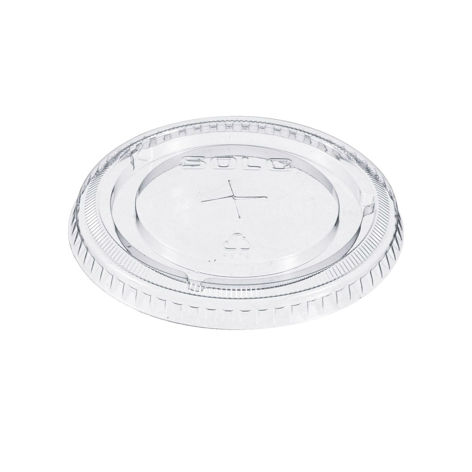 Straw-Slot Cold Cup Lids, Fits 9 oz to 20 oz Cups, Clear, 100/Pack