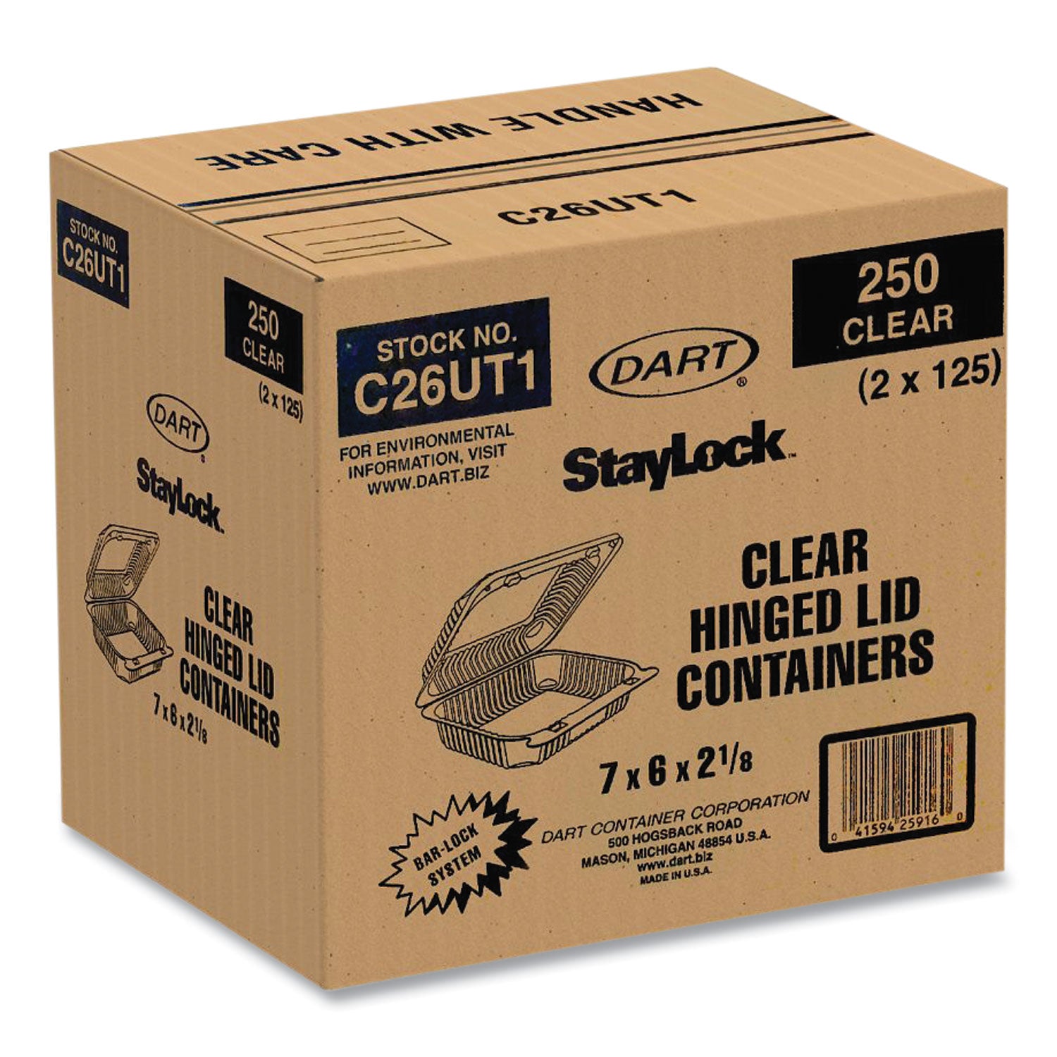 staylock-clear-hinged-lid-containers-6-x-7-x-21-clear-plastic-125-packs-2-packs-carton_dccc26ut1 - 4