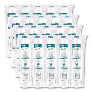 High-Impact Polystyrene Cold Cups, 14 oz, Translucent, 50 Cups/Sleeve. 20 Sleeves/Carton
