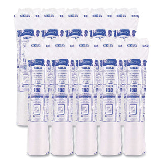 Straw-Slot Cold Cup Lids, Fits 9 oz to 20 oz Cups, Clear, 100/Pack