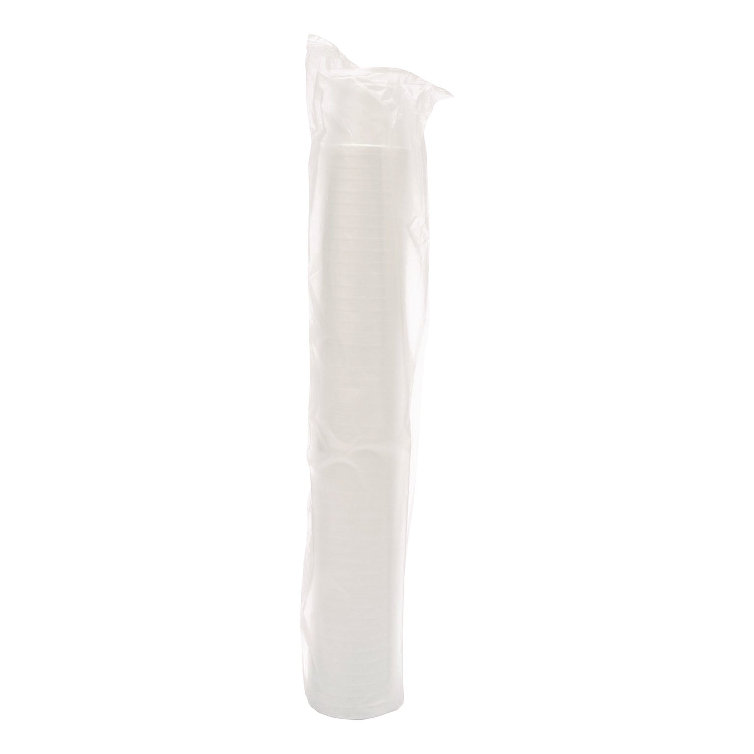 Food Containers, Squat, 8 oz, White, Foam, 1,000/Carton - 