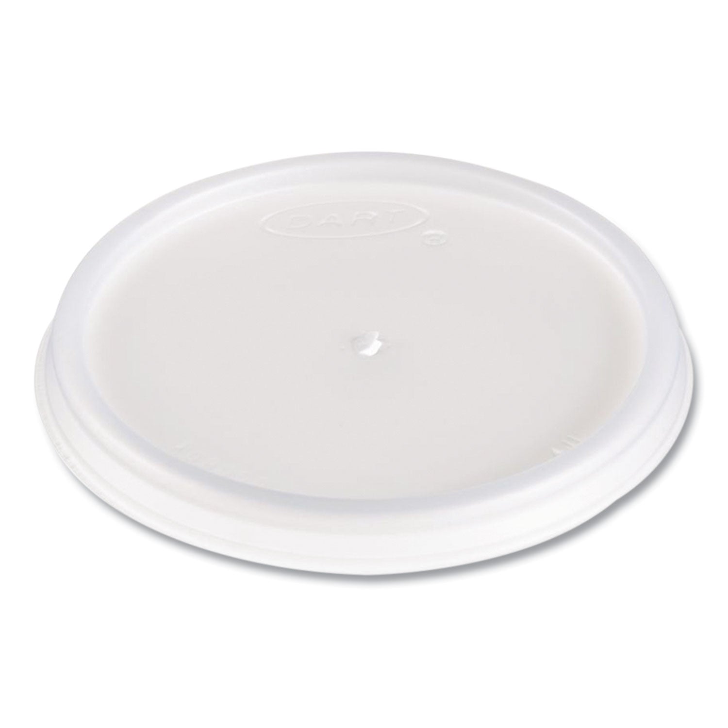 Plastic Lids, Fits 4 oz Cups, Vented, Translucent, 100/Pack, 10 Packs/Carton