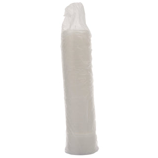 Non-Vented Cup Lids, Fits 6 oz Cups, 2, 3.5, 4 oz Food Containers, Translucent, 1,000/Carton