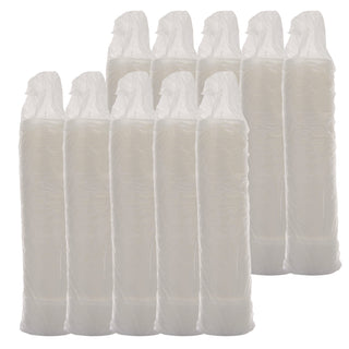 Non-Vented Cup Lids, Fits 6 oz Cups, 2, 3.5, 4 oz Food Containers, Translucent, 1,000/Carton