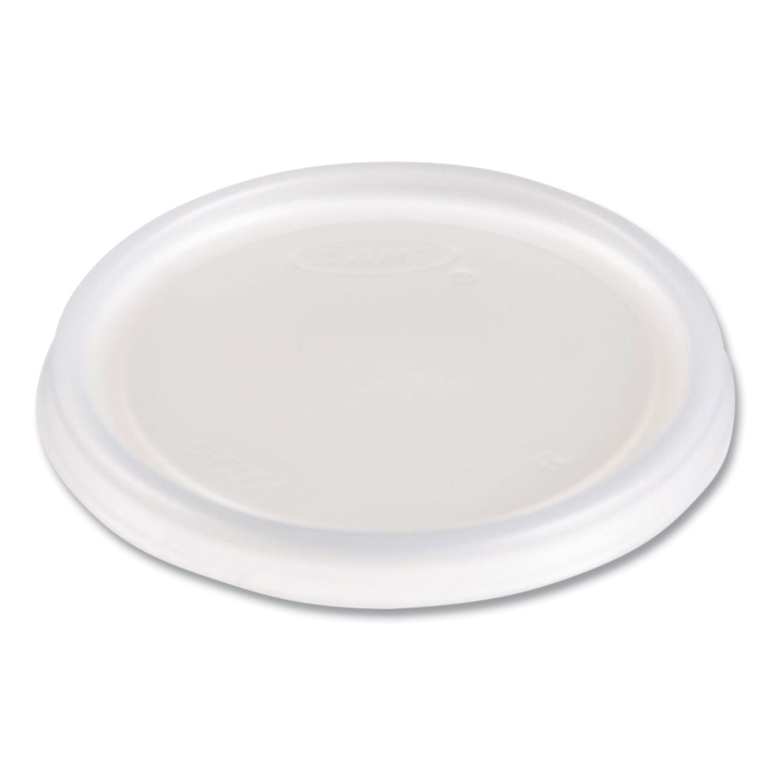 Non-Vented Cup Lids, Fits 6 oz Cups, 2, 3.5, 4 oz Food Containers, Translucent, 1,000/Carton