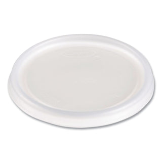 Non-Vented Cup Lids, Fits 6 oz Cups, 2, 3.5, 4 oz Food Containers, Translucent, 1,000/Carton