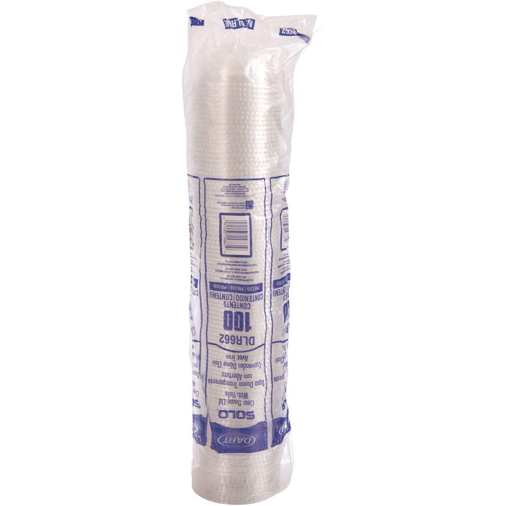 Dome-Top Cold Cup Lids, Fits 16 oz, Clear, 1,000/Carton
