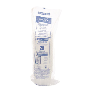MicroGourmet Food Container, 16 oz, Translucent, Plastic, 50/Pack, 10 Packs/Carton