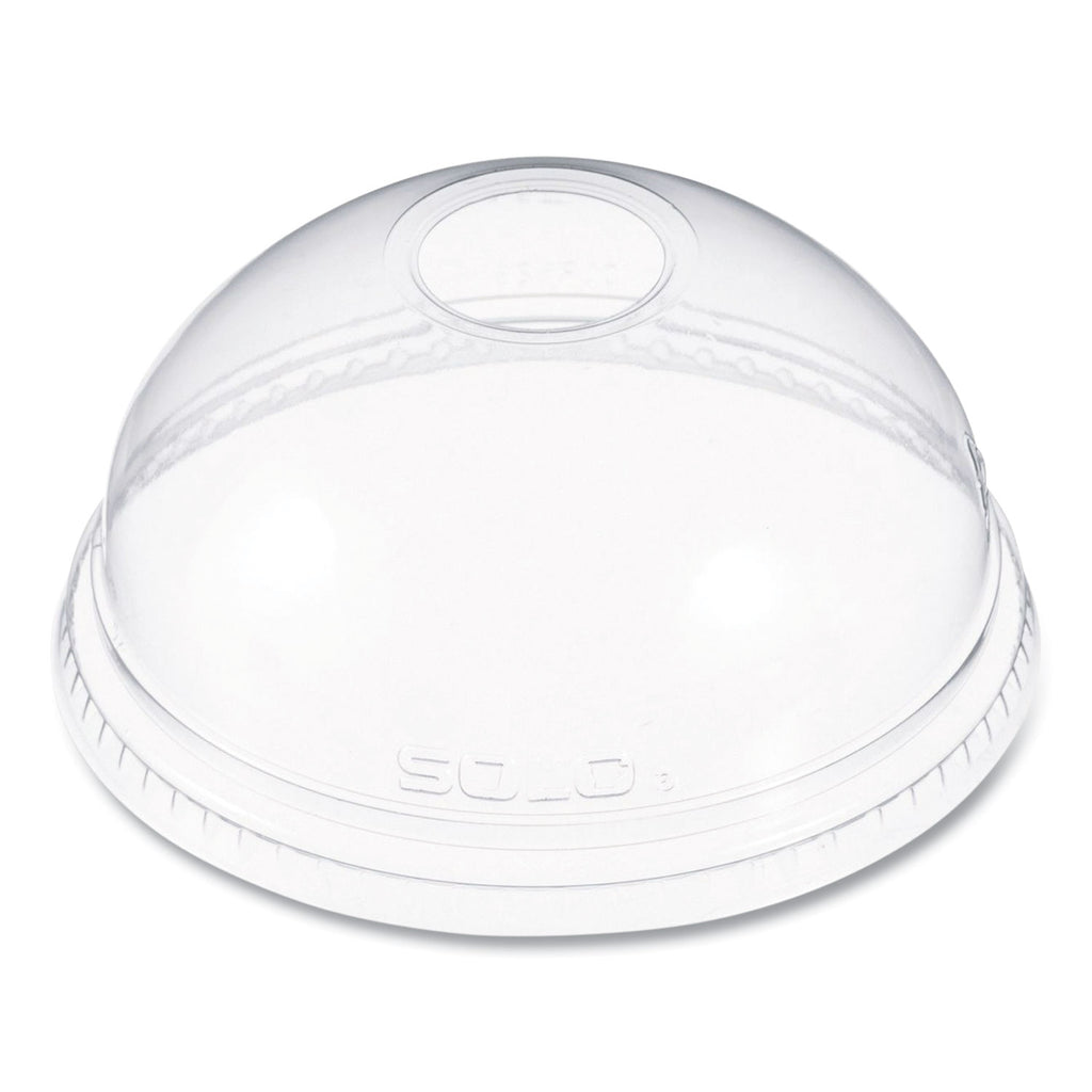 Ultra Clear Dome Cold Cup Lids, Fits 16 oz to 24 oz Cups, PET, Clear, 1,000/Carton