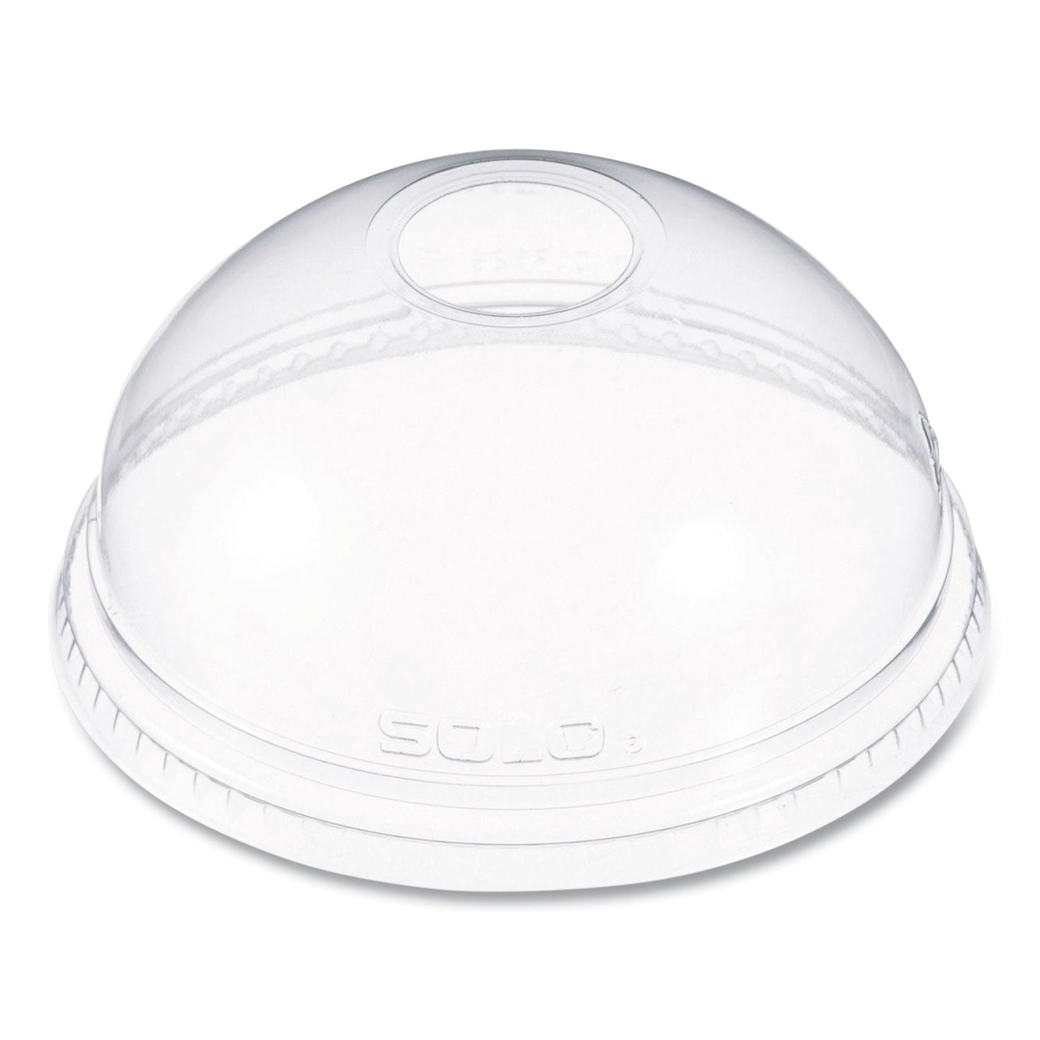 Ultra Clear Dome Cold Cup Lids, Fits 16 oz to 24 oz Cups, PET, Clear, 1,000/Carton