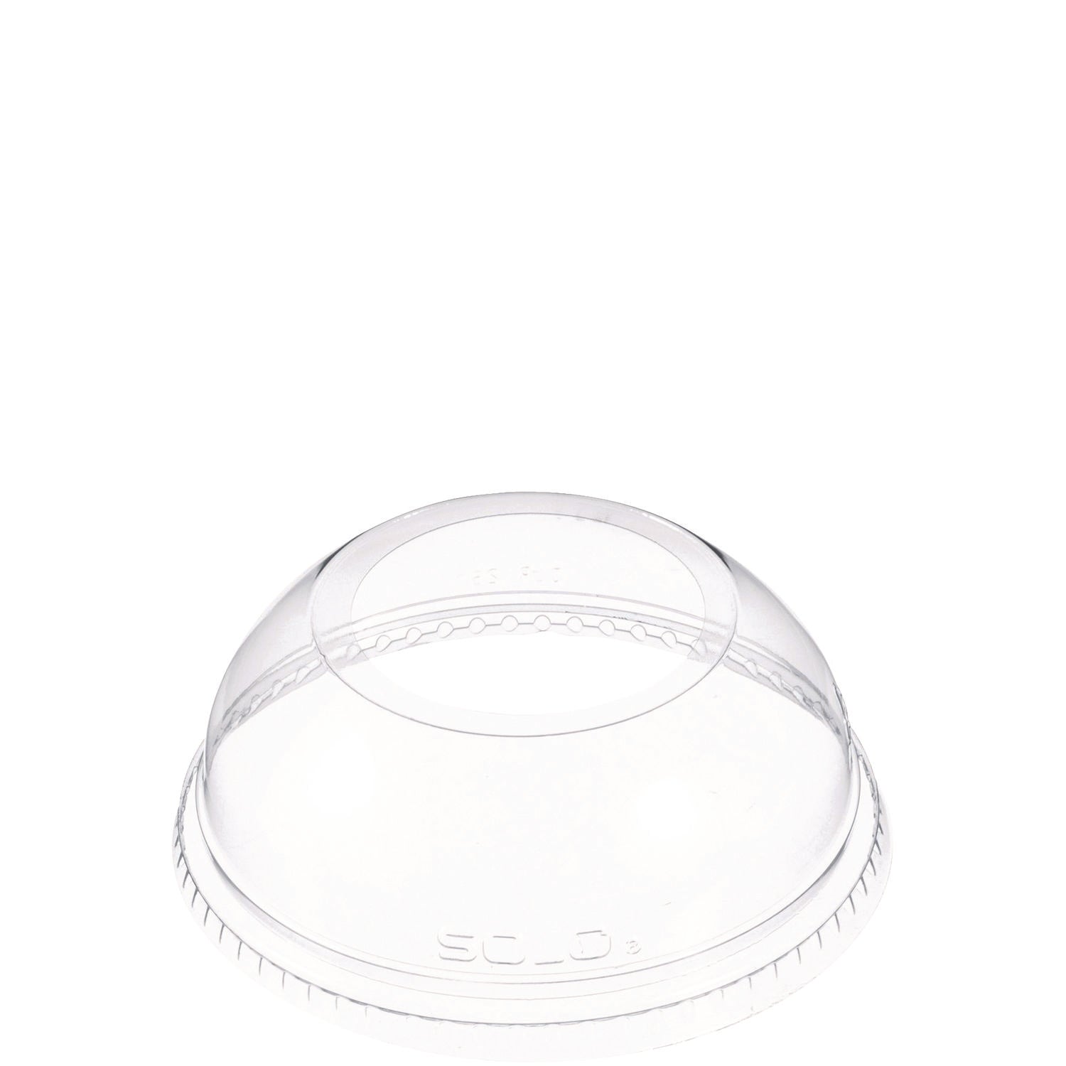 open-top-dome-lid-fits-16-oz-to-24-oz-plastic-cups-clear-19-dia-hole-1000-carton_dccdlw626 - 1