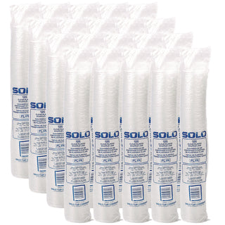Portion/Souffle Cup Lids, Fits 3.25 oz to 9 oz Cups, Clear, 125/Pack, 20 Packs/Carton