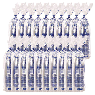 Ultra Clear PET Cups, 9 oz, Squat, 50/Bag, 20 Bags/Carton
