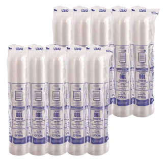 Dome-Top Cold Cup Lids, Fits 16 oz, Clear, 1,000/Carton