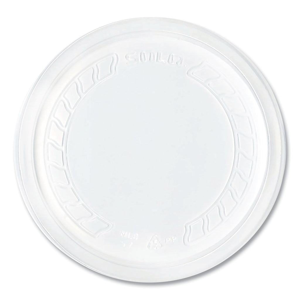 Conex Deli Container Lid, Clear, Plastic, 500/Carton