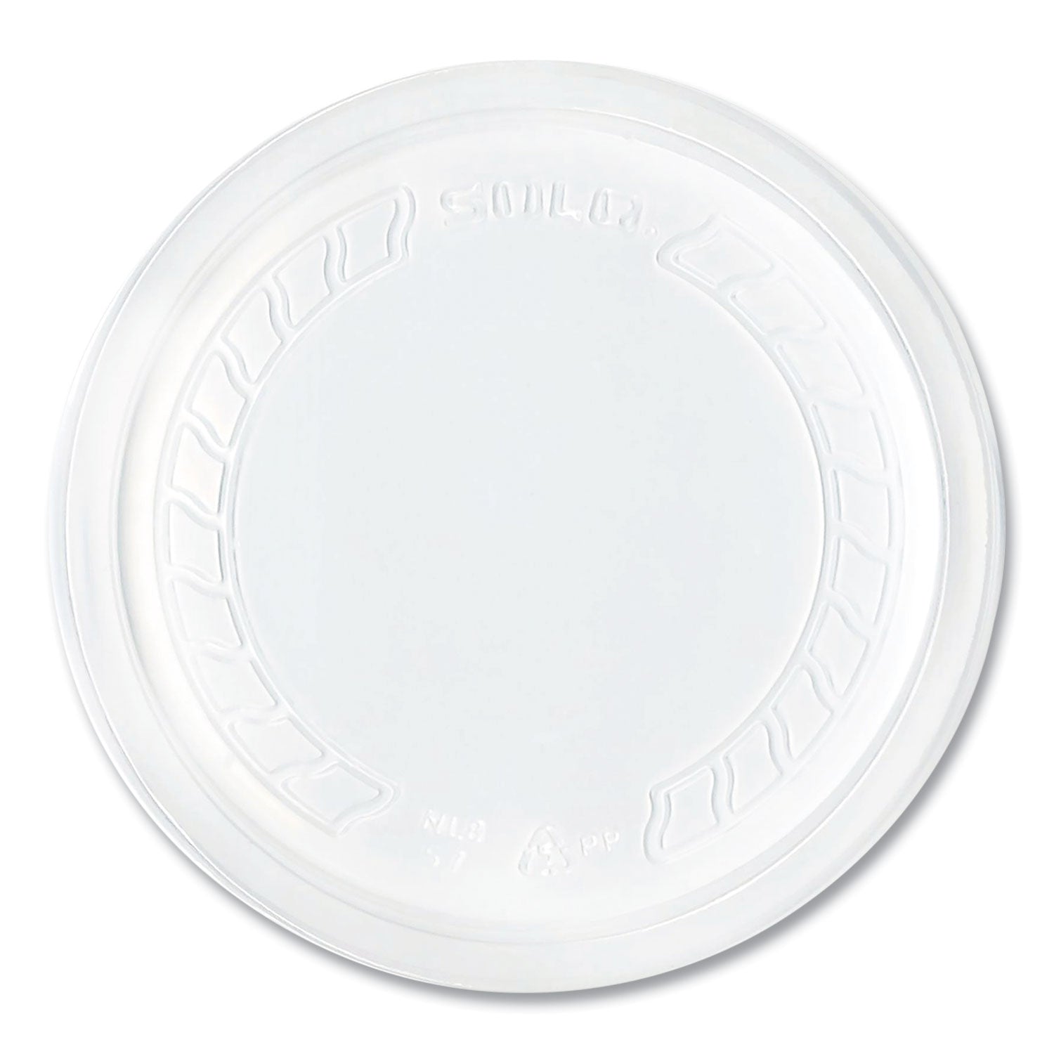 Conex Deli Container Lid, Clear, Plastic, 500/Carton