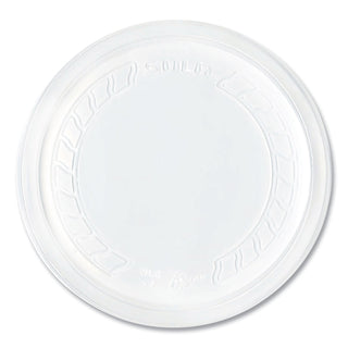 Conex Deli Container Lid, Clear, Plastic, 500/Carton