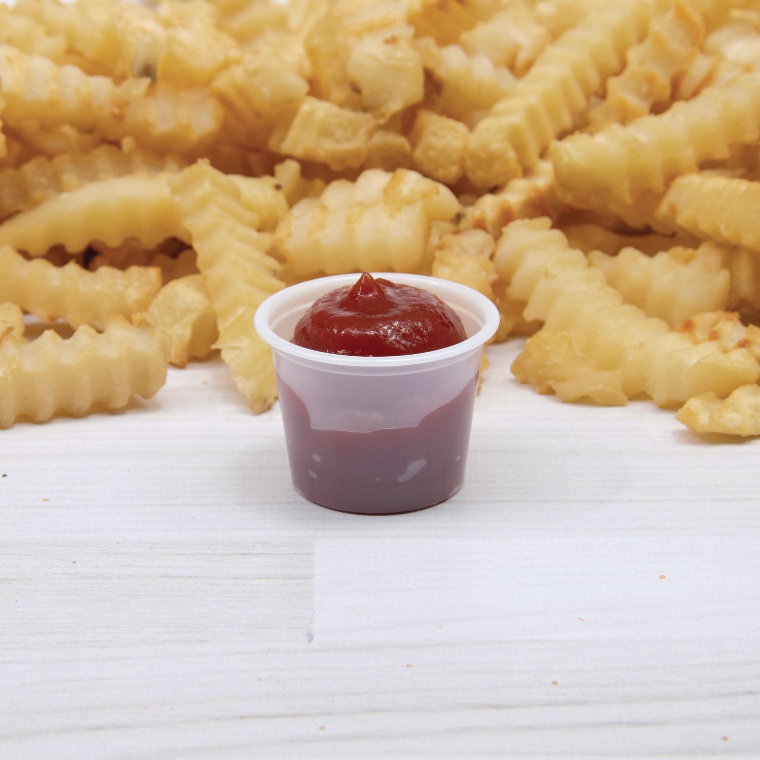 Polystyrene Portion Cups, 1 oz, Translucent, 2,500/Carton