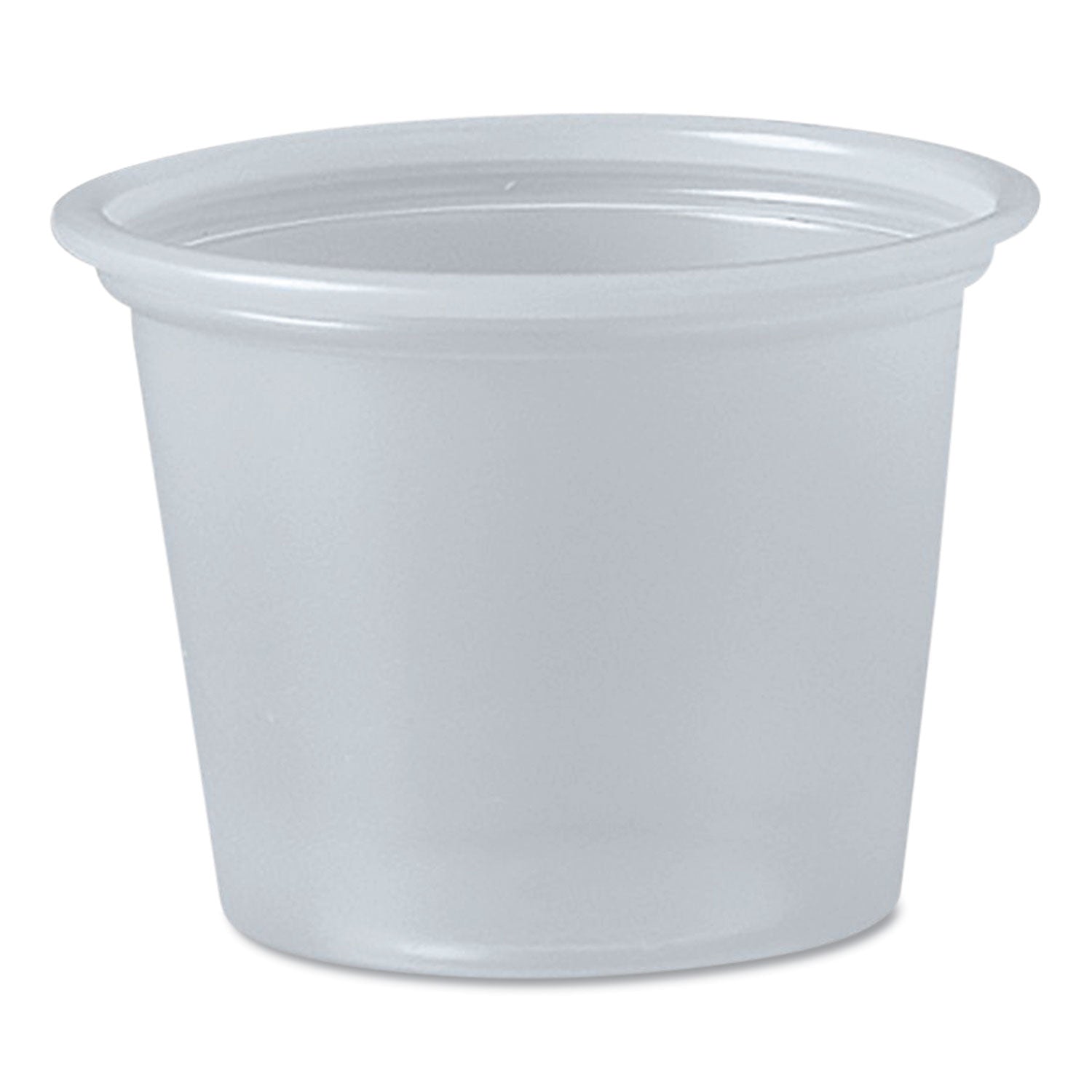 Polystyrene Portion Cups, 1 oz, Translucent, 2,500/Carton