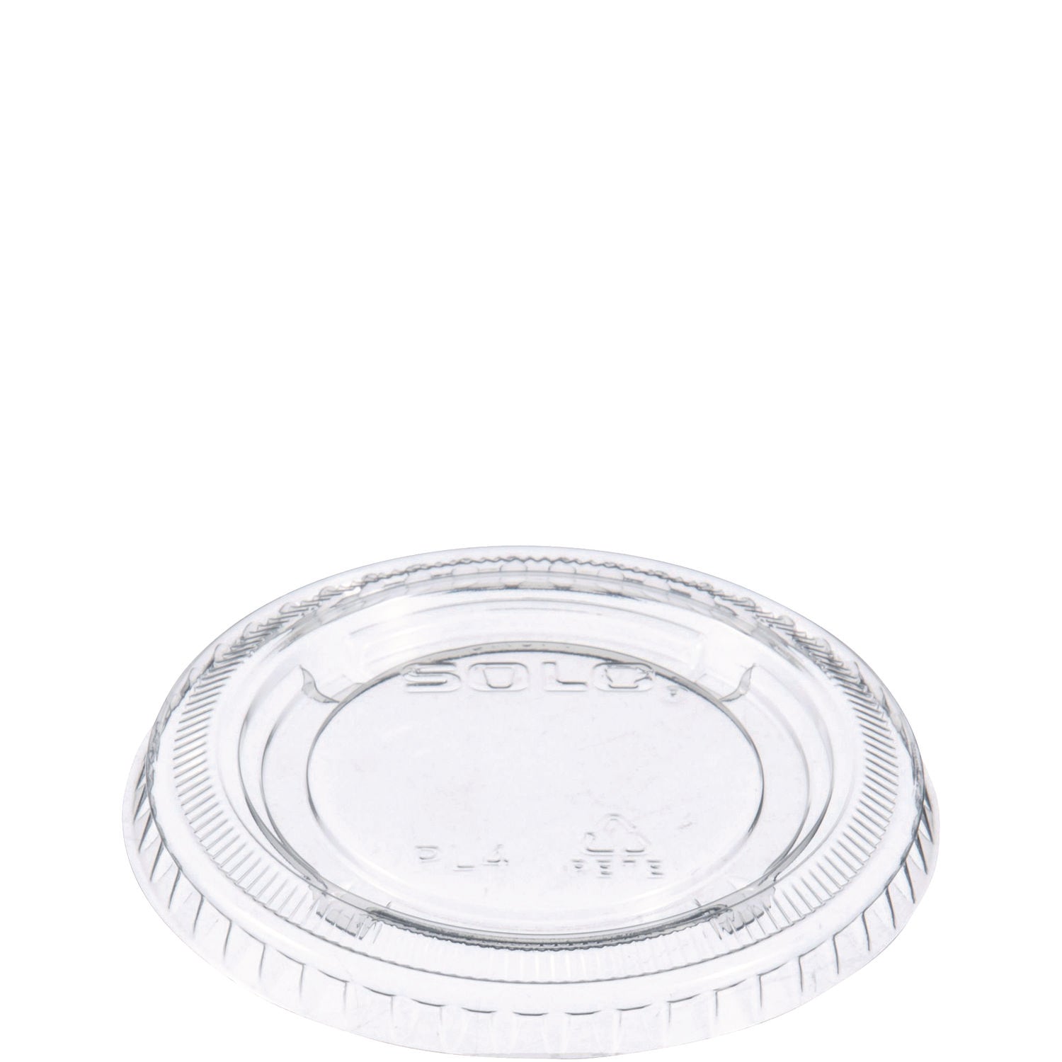 Portion/Souffle Cup Lids, Fits 3.25 oz to 9 oz Cups, Clear, 125/Pack, 20 Packs/Carton - 