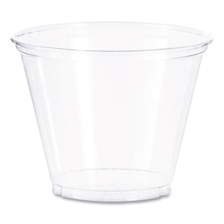Ultra Clear PET Cups, 9 oz, Squat, 50/Bag, 20 Bags/Carton