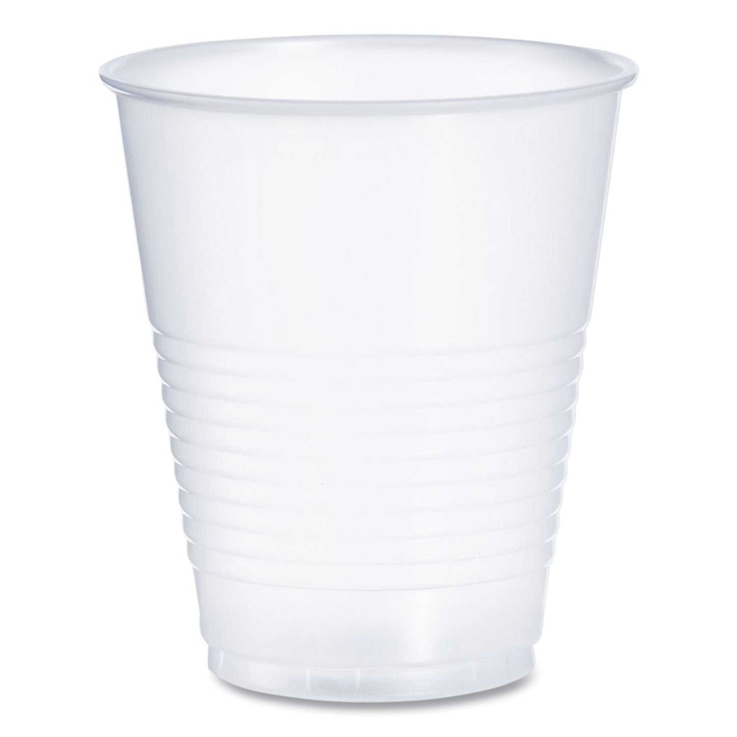 High-Impact Polystyrene Squat Cold Cups, 12 oz, Translucent, 50/Pack