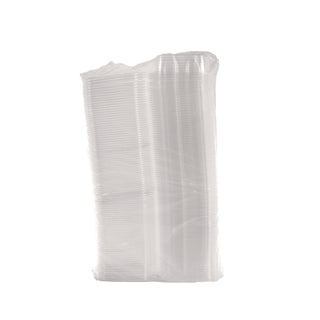 ClearPac SafeSeal rPET Tamper-Resistant Container, ProPlanet Seal, Flat Lid, 24oz, 6.4 x 1.9 x 7.1, Clear, 100/Bag, 2 Bags/CT