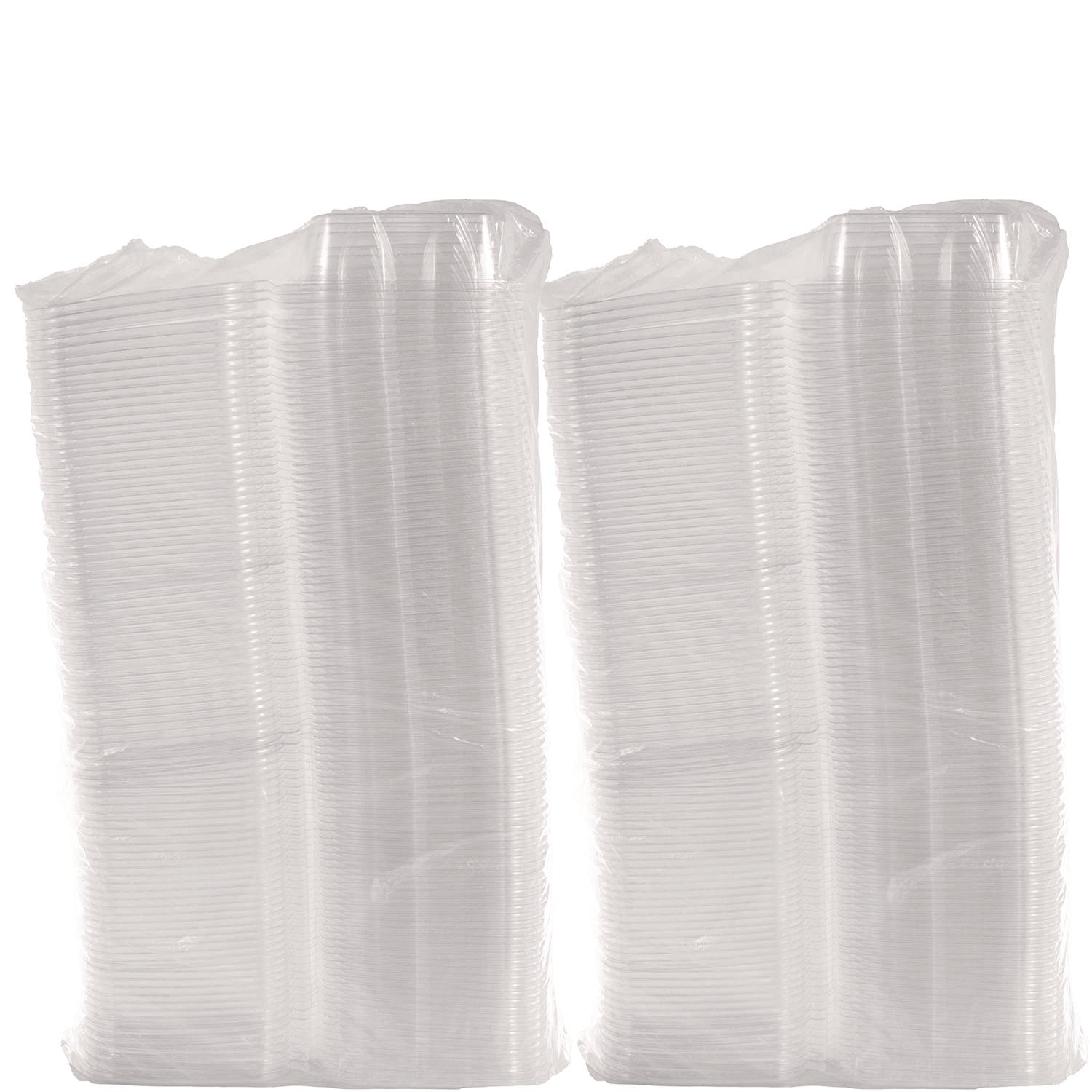 ClearPac SafeSeal rPET Tamper-Resistant Container, ProPlanet Seal, Flat Lid, 24oz, 6.4 x 1.9 x 7.1, Clear, 100/Bag, 2 Bags/CT