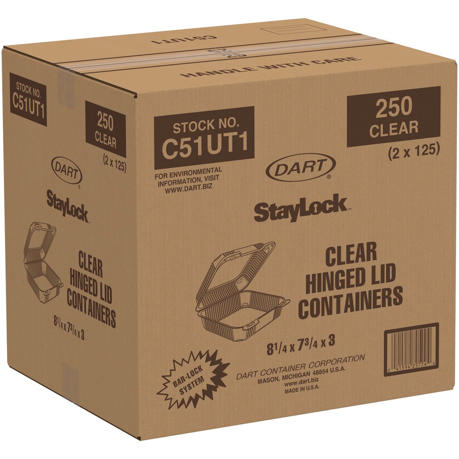 staylock-clear-hinged-lid-containers-78-x-83-x-3-clear-plastic-125-bag-2-bags-carton_dccc51ut1 - 4