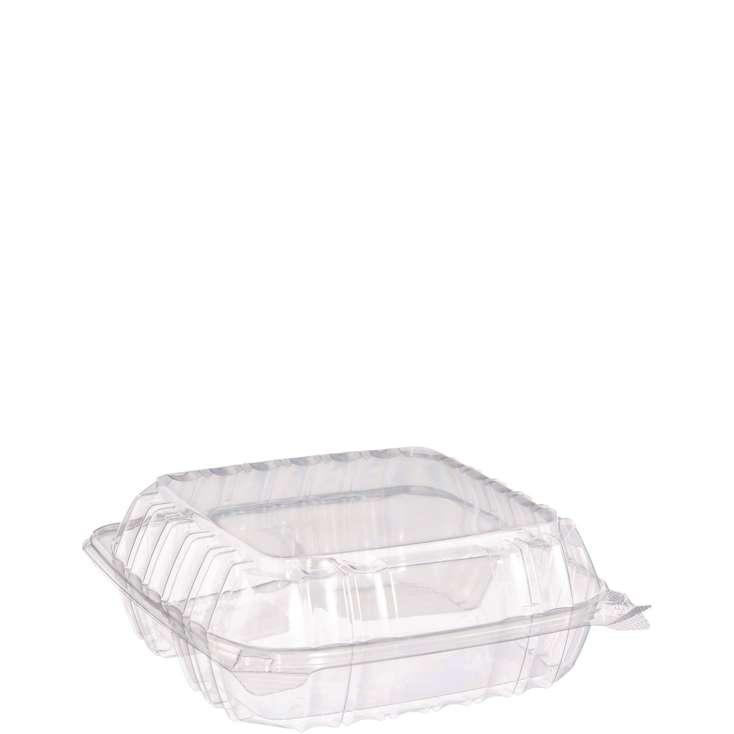 clearseal-hinged-lid-plastic-containers-825-x-825-x-3-clear-plastic-125-pack-2-packs-carton_dccc90pst3 - 1