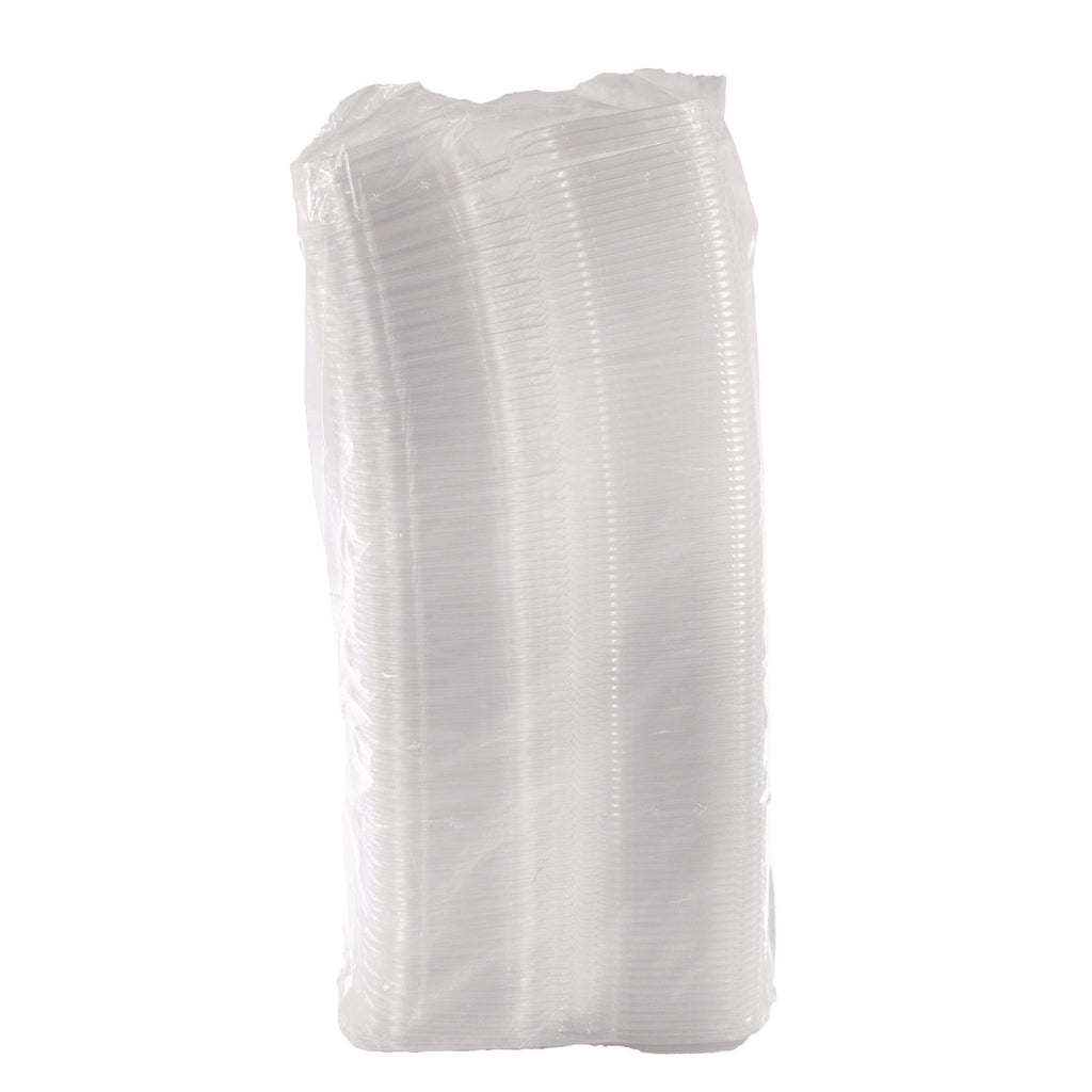 ClearPac SafeSeal Tamper-Resistant/Evident Containers, Flat Lid, 8 oz, 4.9 x 1.4 x 5.5, Clear, Plastic, 100/Bag, 2 Bags/CT